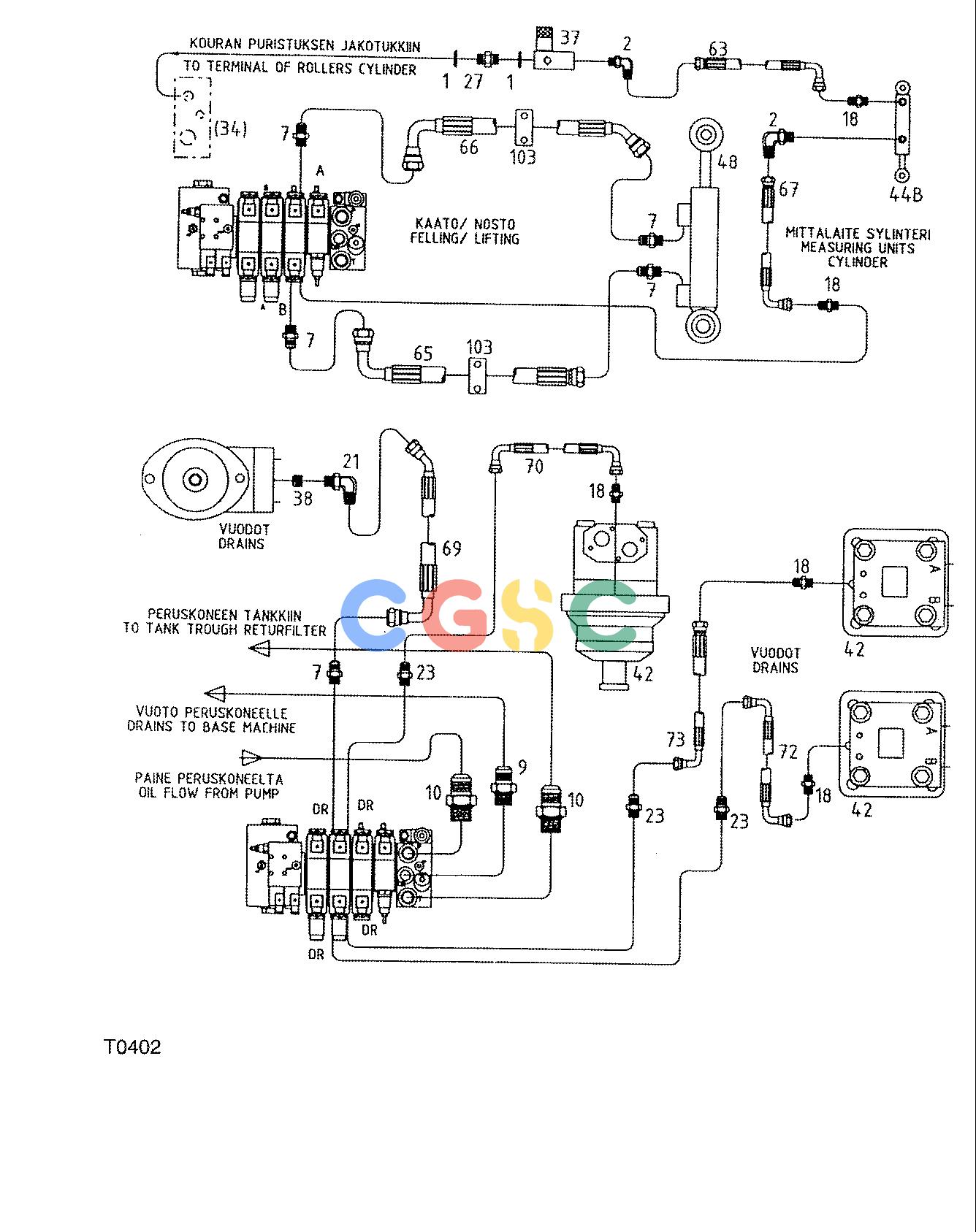 约翰迪尔零件查询755B ATT - ATTACHMENTS ENGINE HYDRAULIC MOUNTING F042138 11 48 T0402 [T0402]EPC John Deere online