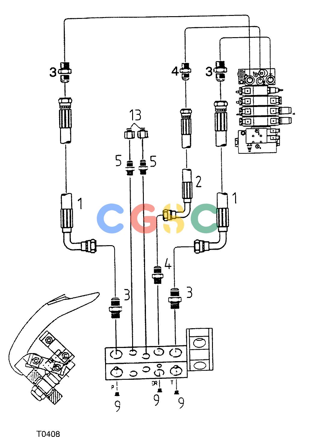约翰迪尔零件查询755B ATT - ATTACHMENTS ENGINE HYDRAULIC MOUNTING F042138 11 52 T0408 [T0408]EPC John Deere online