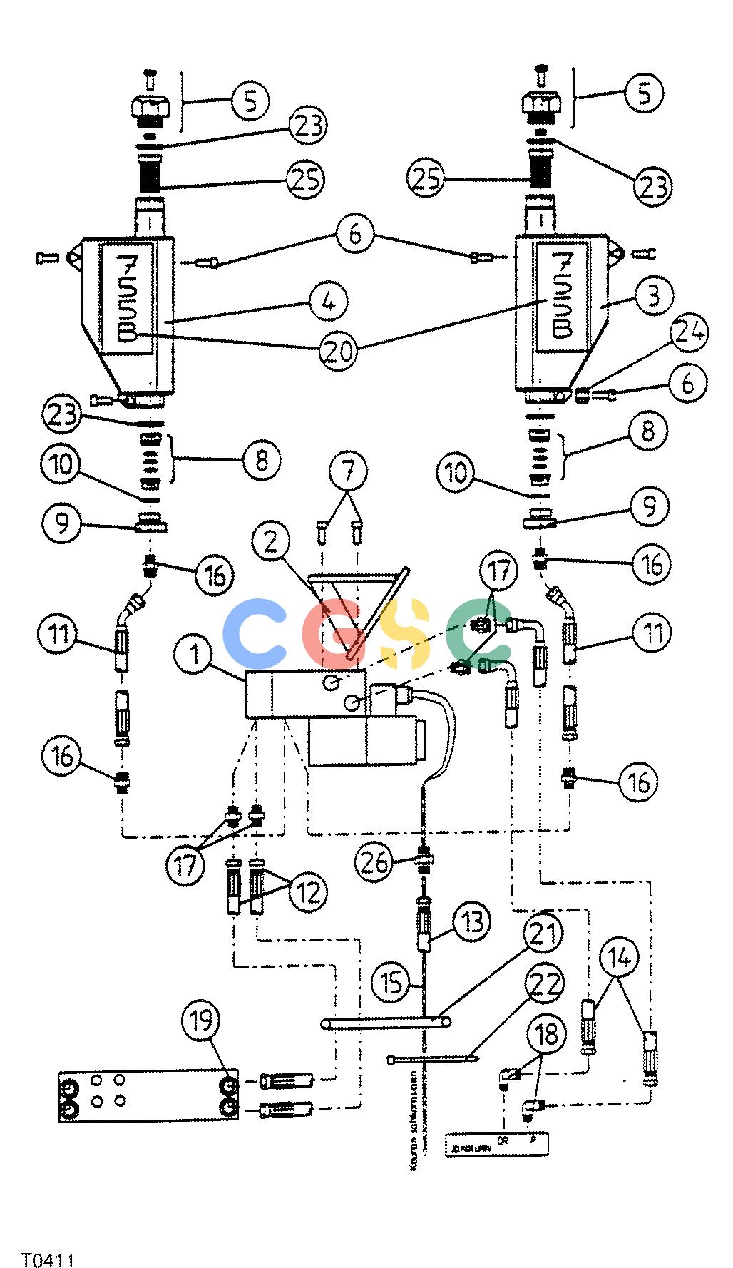 约翰迪尔零件查询755B ATT - ATTACHMENTS ENGINE PAINT MARKING DEVICE F042138 11 70 T0411 [T0411]EPC John Deere online