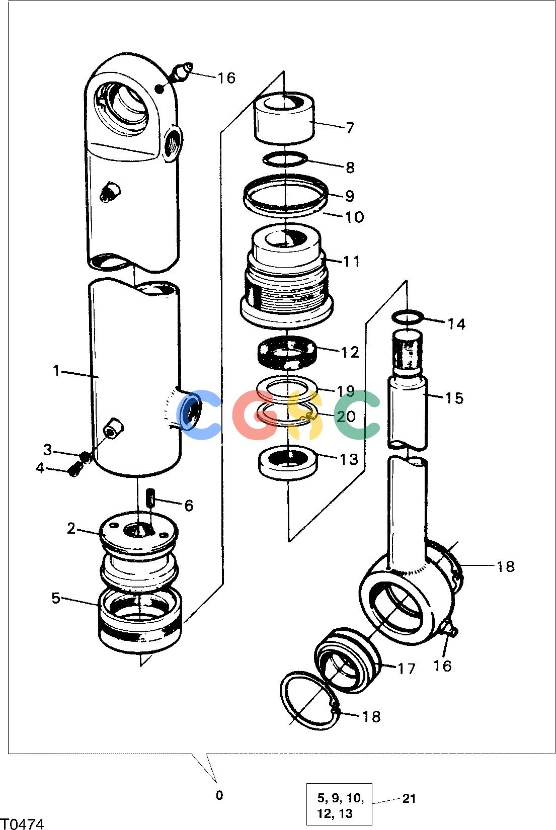 约翰迪尔零件查询T2500F - ATTACHMENTS CYLINDER MEASURE WHEEL 762B ( 1305 - ) 4535-020/10 [4535-020/10]EPC John Deere online