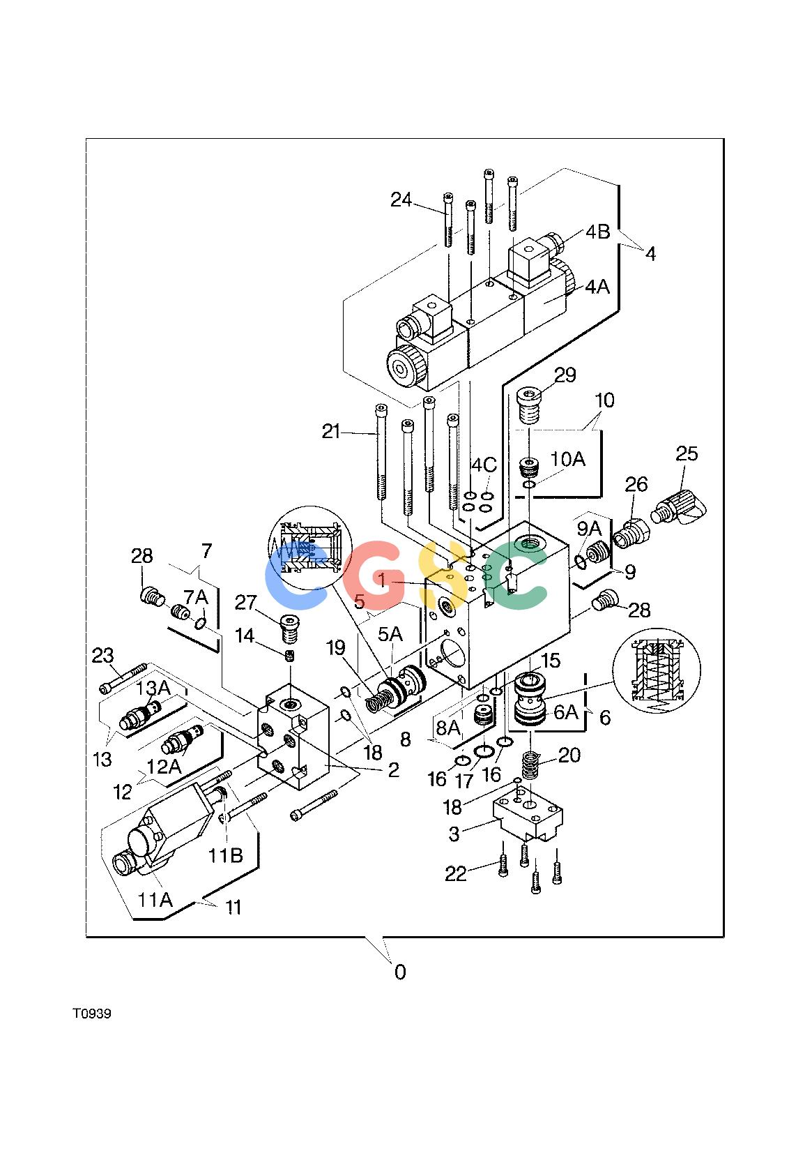 约翰迪尔零件查询745 ATT - ATTACHMENTS ENGINE FEED ROLLER BLOCK F045006 11 26 T0939 [T0939]EPC John Deere online