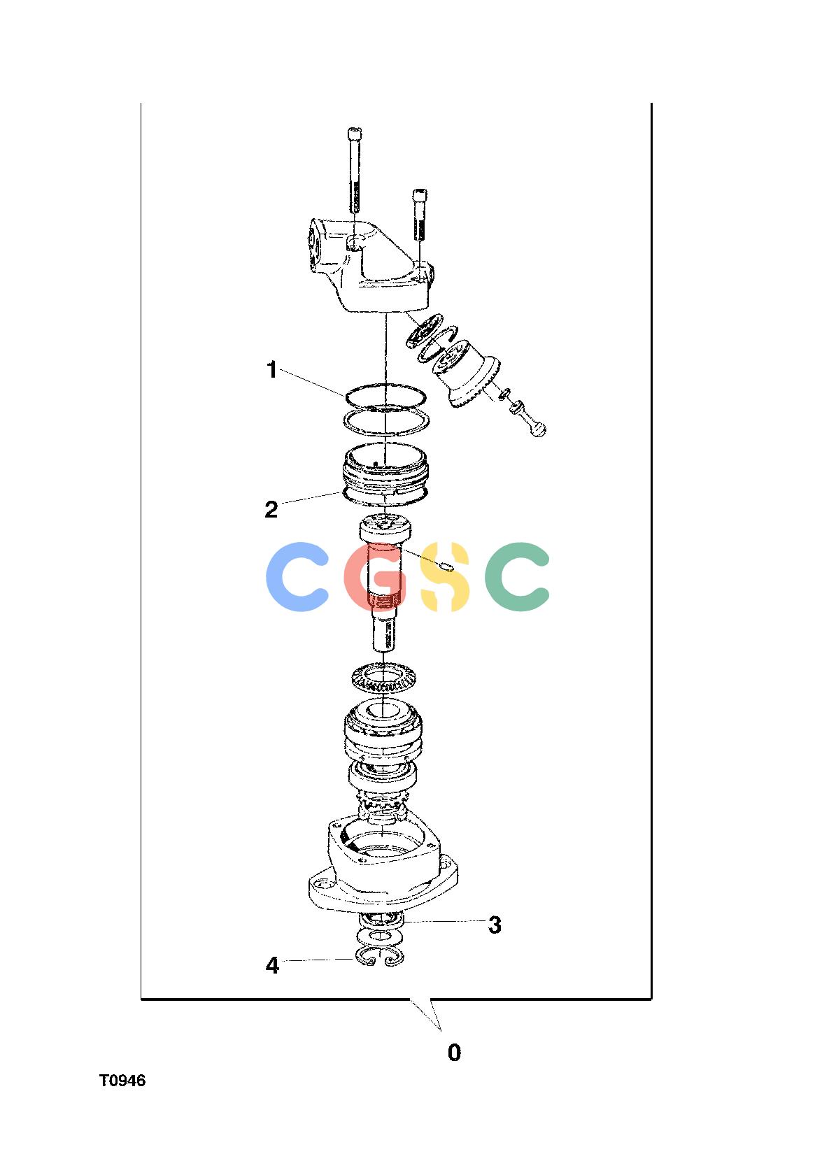 约翰迪尔零件查询758 HD - ATTACHMENTS ENGINE HYDRAULIC MOTOR, SAW F059285 11 50 T0946 [T0946]EPC John Deere online