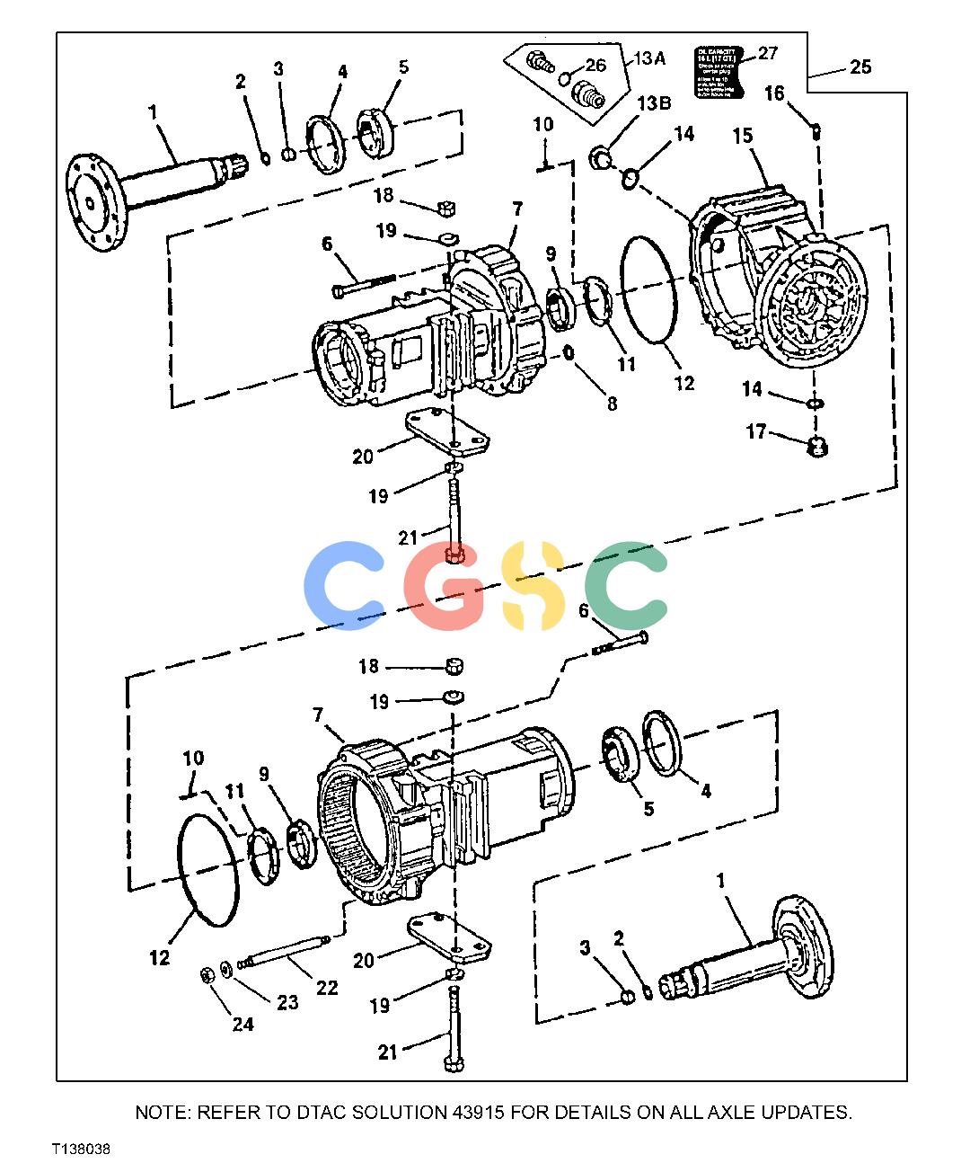 约翰迪尔零件查询410E - BACKHOE, LOADER Differential Housing, Axle Housing and ShaftEPC John Deere online