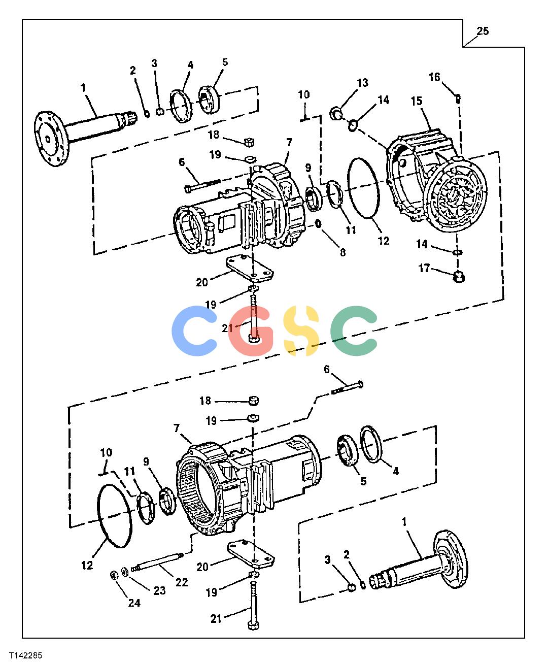 约翰迪尔零件查询410G - BACKHOE, LOADER Differential Housing, Axle Housing and ShaftEPC John Deere online