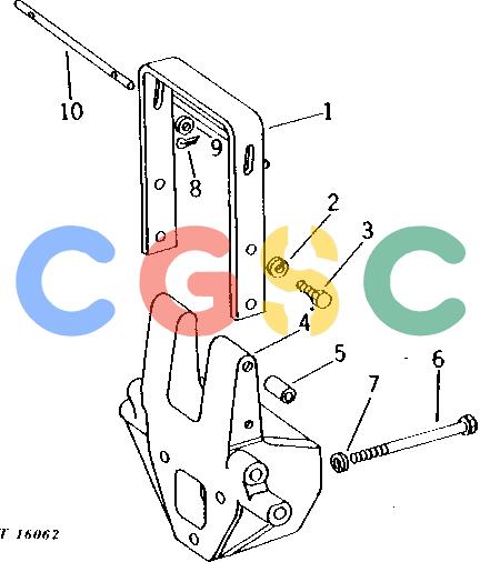 约翰迪尔零件查询401C - BACKHOE, LOADER SEAT SUPPORT PIVOT BLOCK (WITH BACKHOE) (SERIAL NO. -308459) [01K01]EPC John Deere online