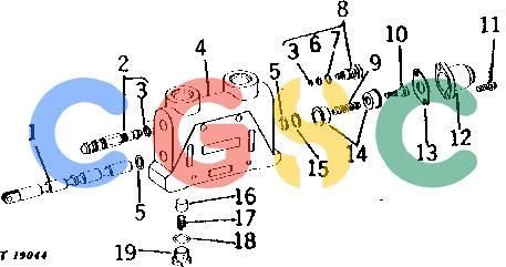 约翰迪尔零件查询92 - BACKHOE CROWD VALVE (OPEN-CENTER HYDRAULIC SYSTEM) [B07]EPC John Deere online