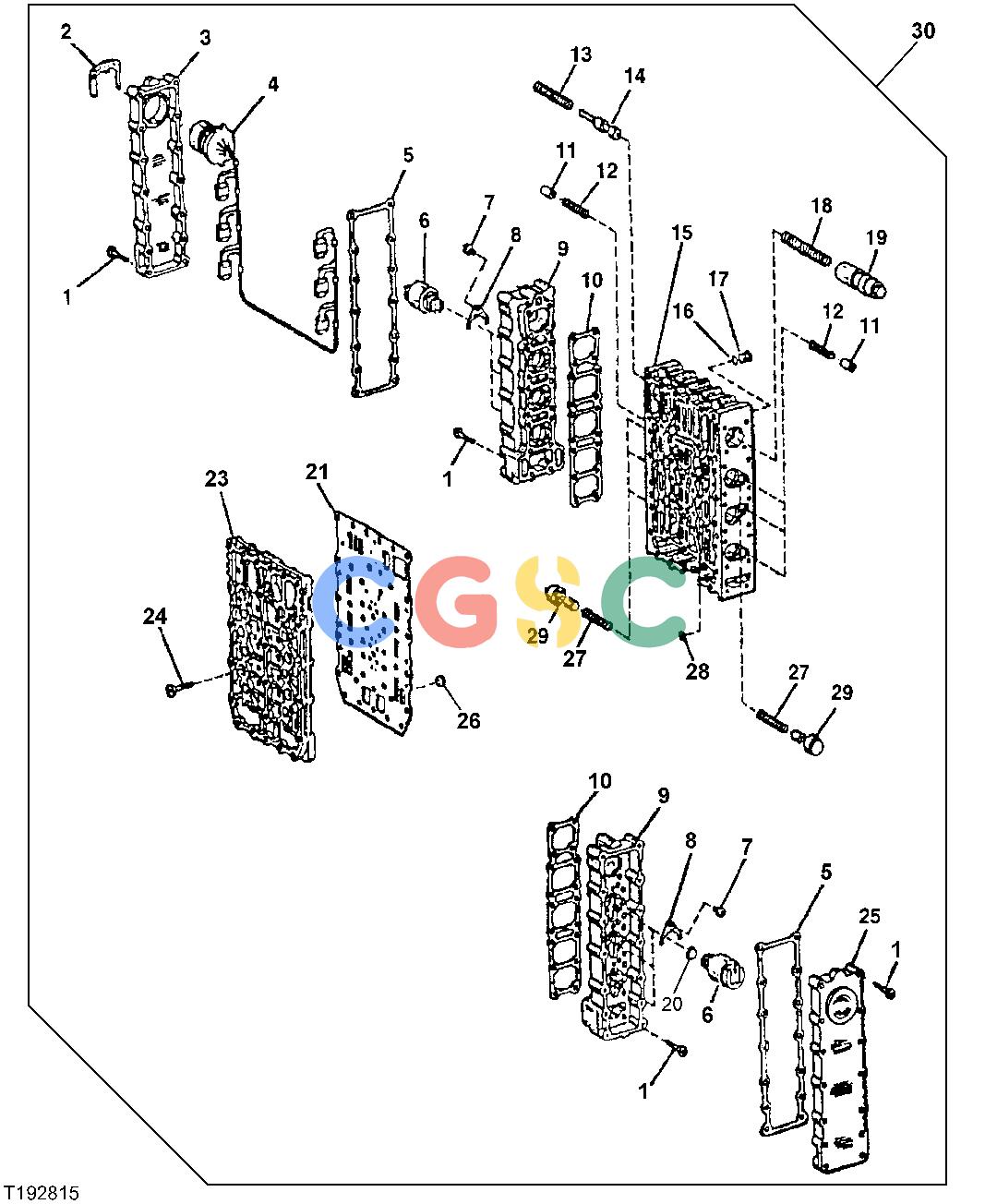 约翰迪尔零件查询RE160299 - AXLE Transmission Control ValveEPC John Deere online