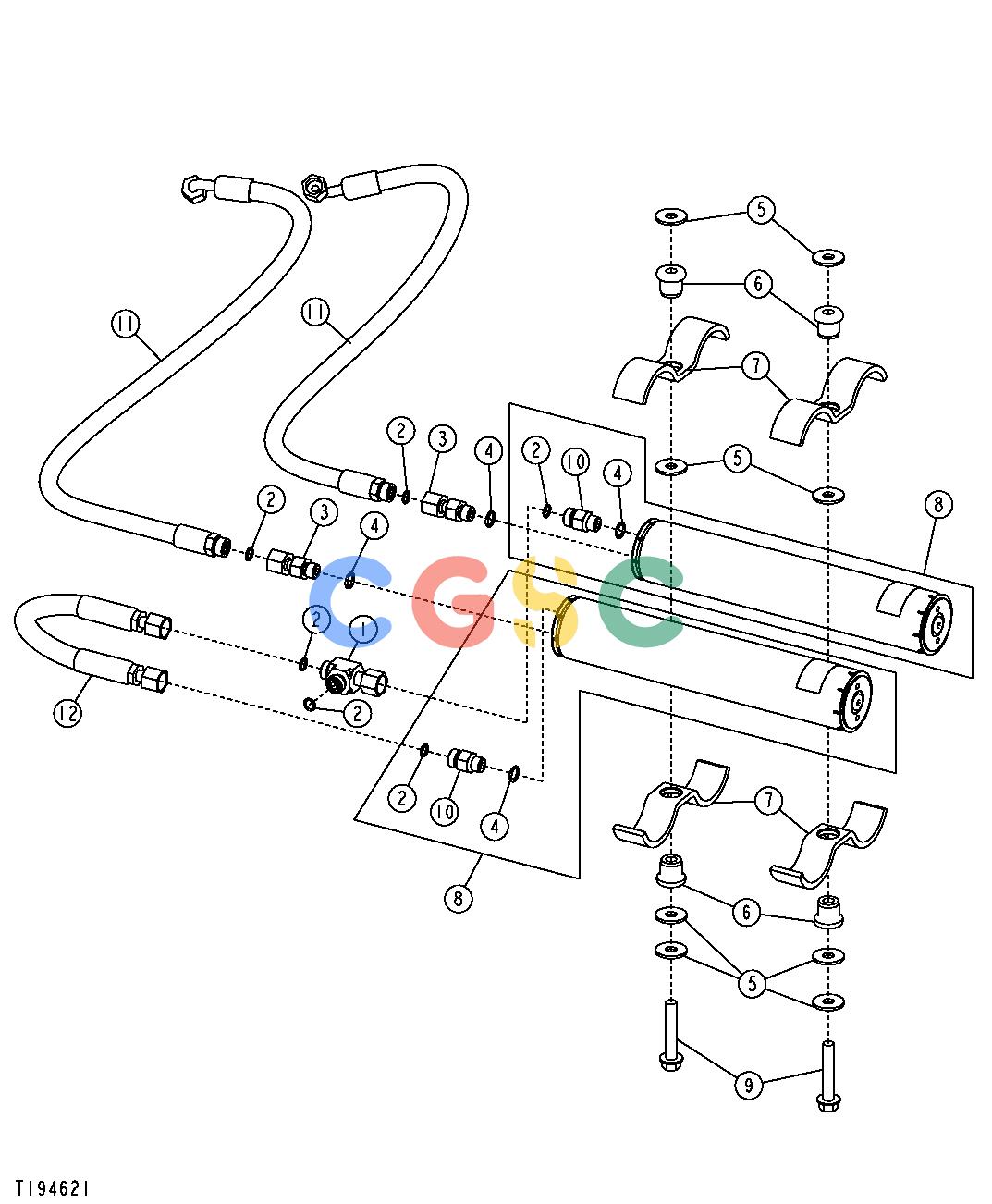 约翰迪尔零件查询RE160299 - AXLE Brake AccumulatorEPC John Deere online