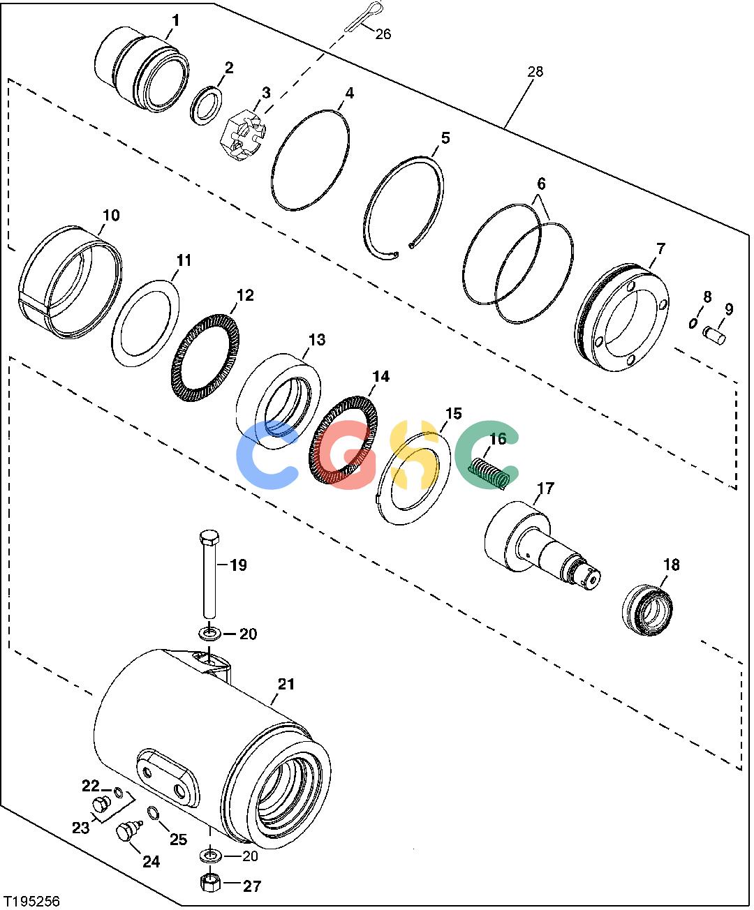约翰迪尔零件查询RE160299 - AXLE FRONT AXLE DISCONNECTEPC John Deere online