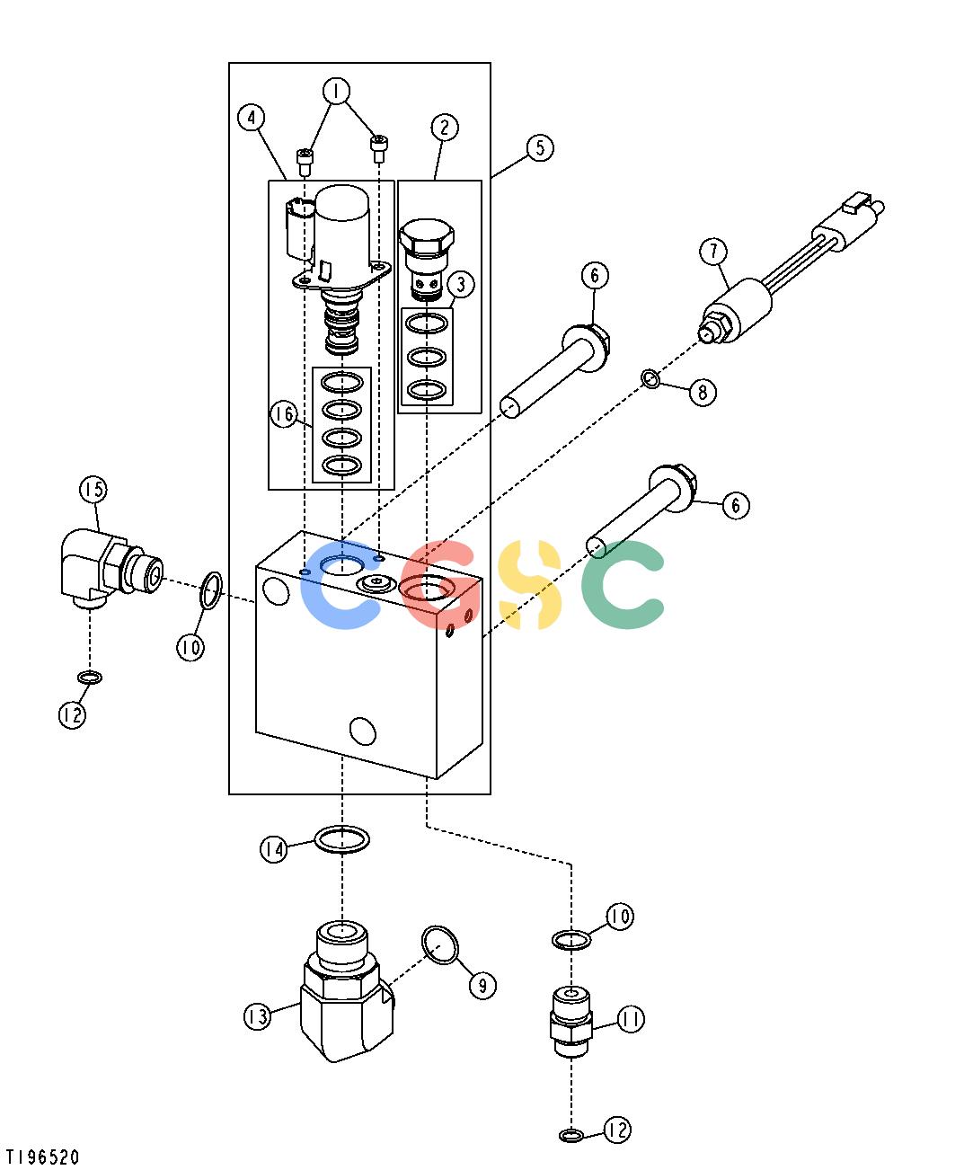约翰迪尔零件查询RE160299 - AXLE Park Brake Solenoid ValveEPC John Deere online