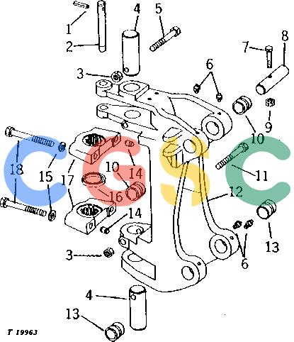 约翰迪尔零件查询9300 - BACKHOE BOOM PIVOT [A19]EPC John Deere online