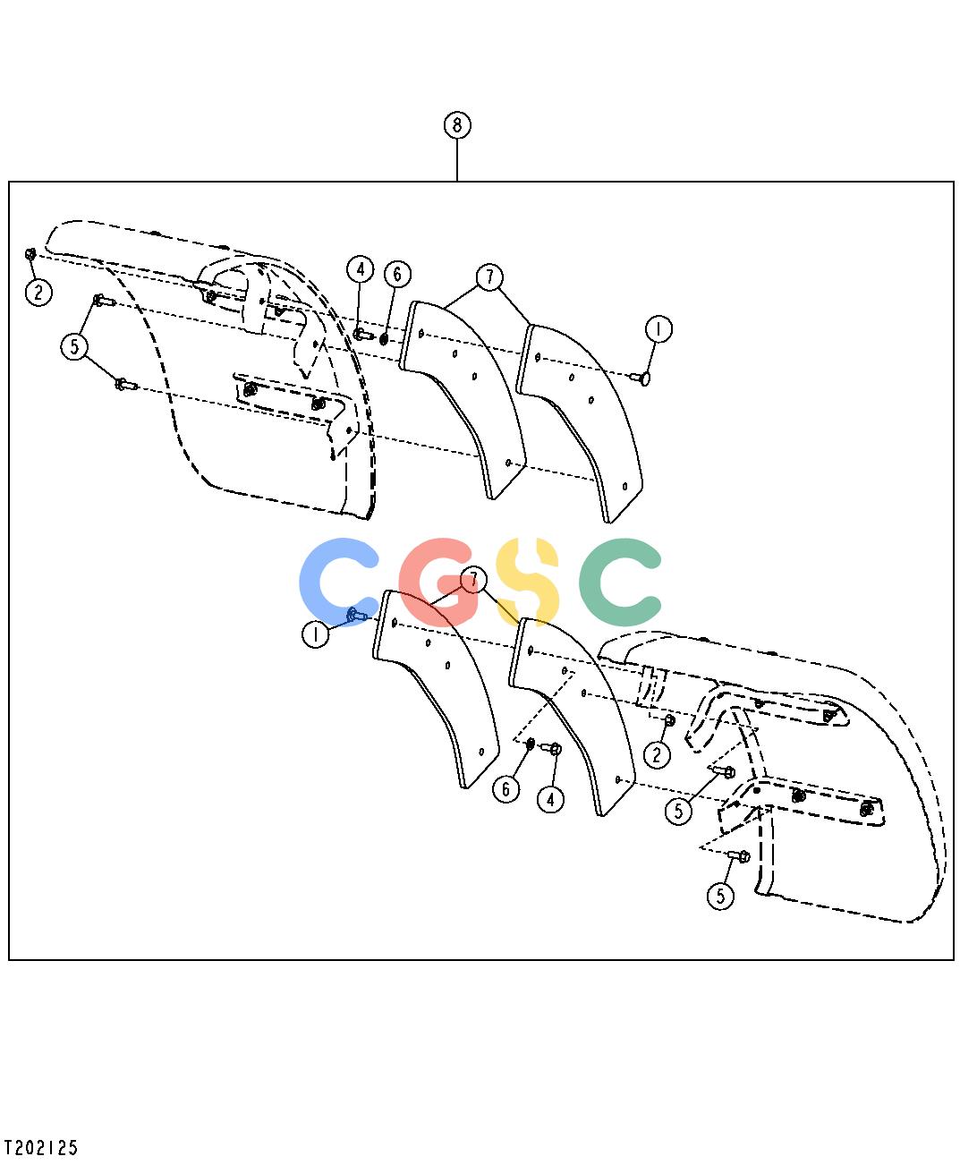 约翰迪尔零件查询RE160299 - AXLE FENDER BRACKET EXTENSIONS (TOOL CARRIER)EPC John Deere online