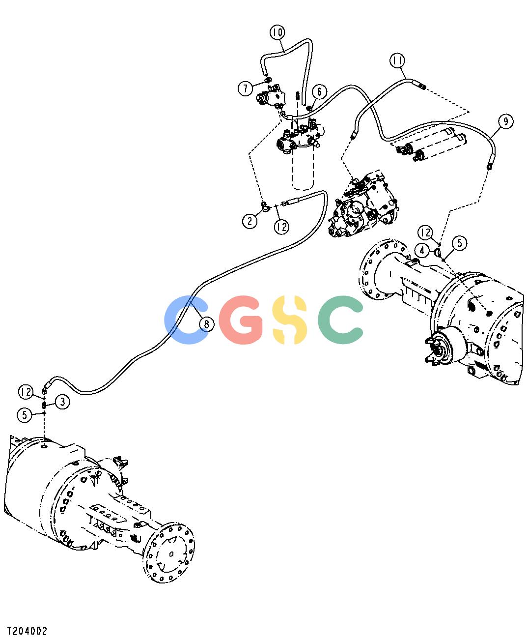 约翰迪尔零件查询RE160302 - AXLE BRAKE VALVE HYDRAULICS (SN. 590068-611218)EPC John Deere online