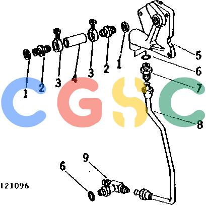 约翰迪尔零件查询302A - BACKHOE, LOADER SELECTIVE CONTROL VALVE OIL LINE (SERIAL NO. -339544) [01I07]EPC John Deere online