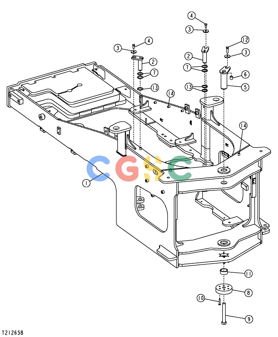 约翰迪尔零件查询RE160299 - AXLE Engine FrameEPC John Deere online