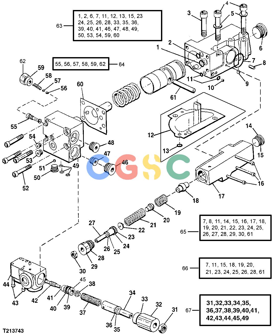 约翰迪尔零件查询410G - BACKHOE, LOADER Hydraulic Pump Kit ( - 907935)EPC John Deere online