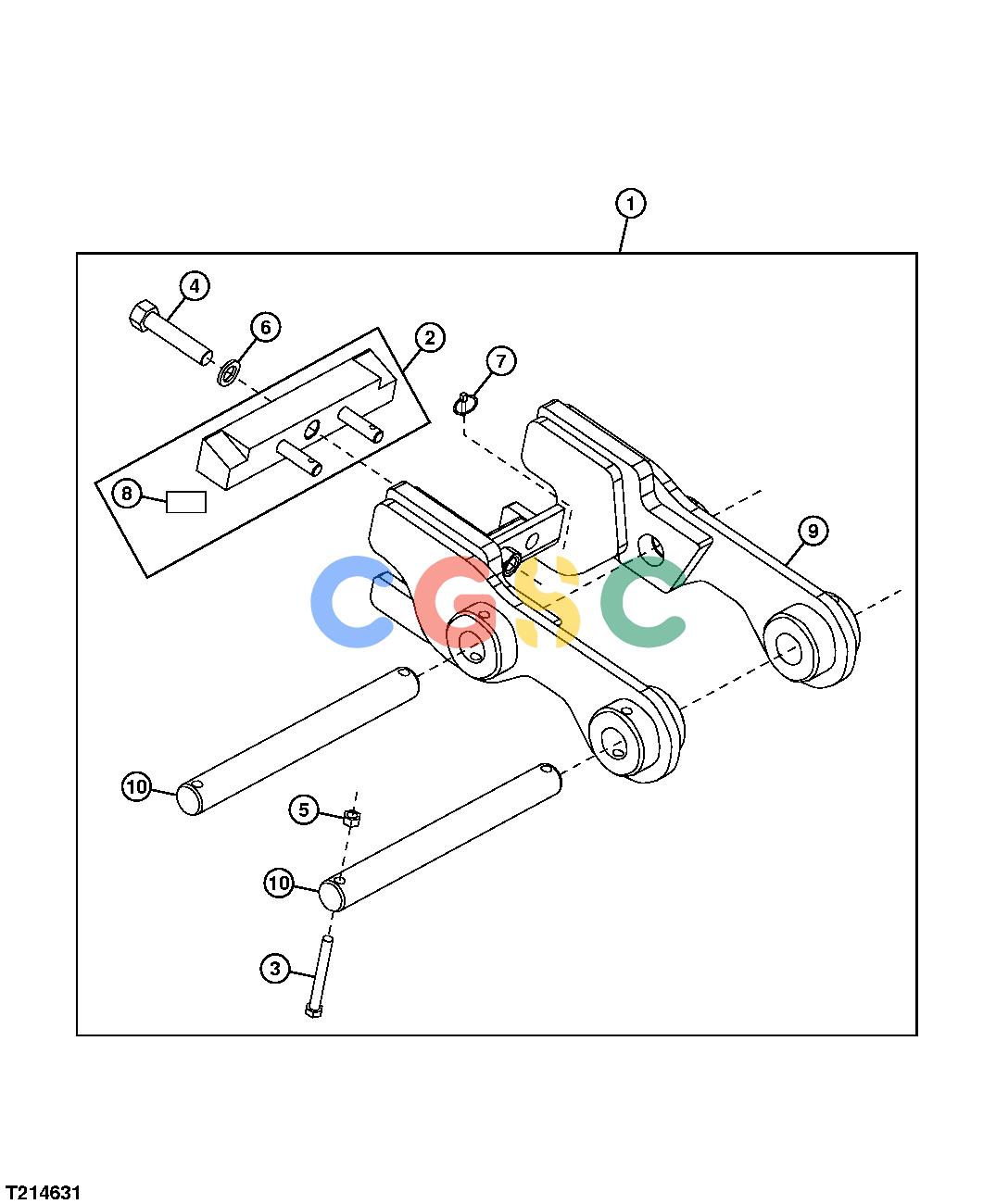 约翰迪尔零件查询850 - BACKHOE Quick Coupler KitEPC John Deere online