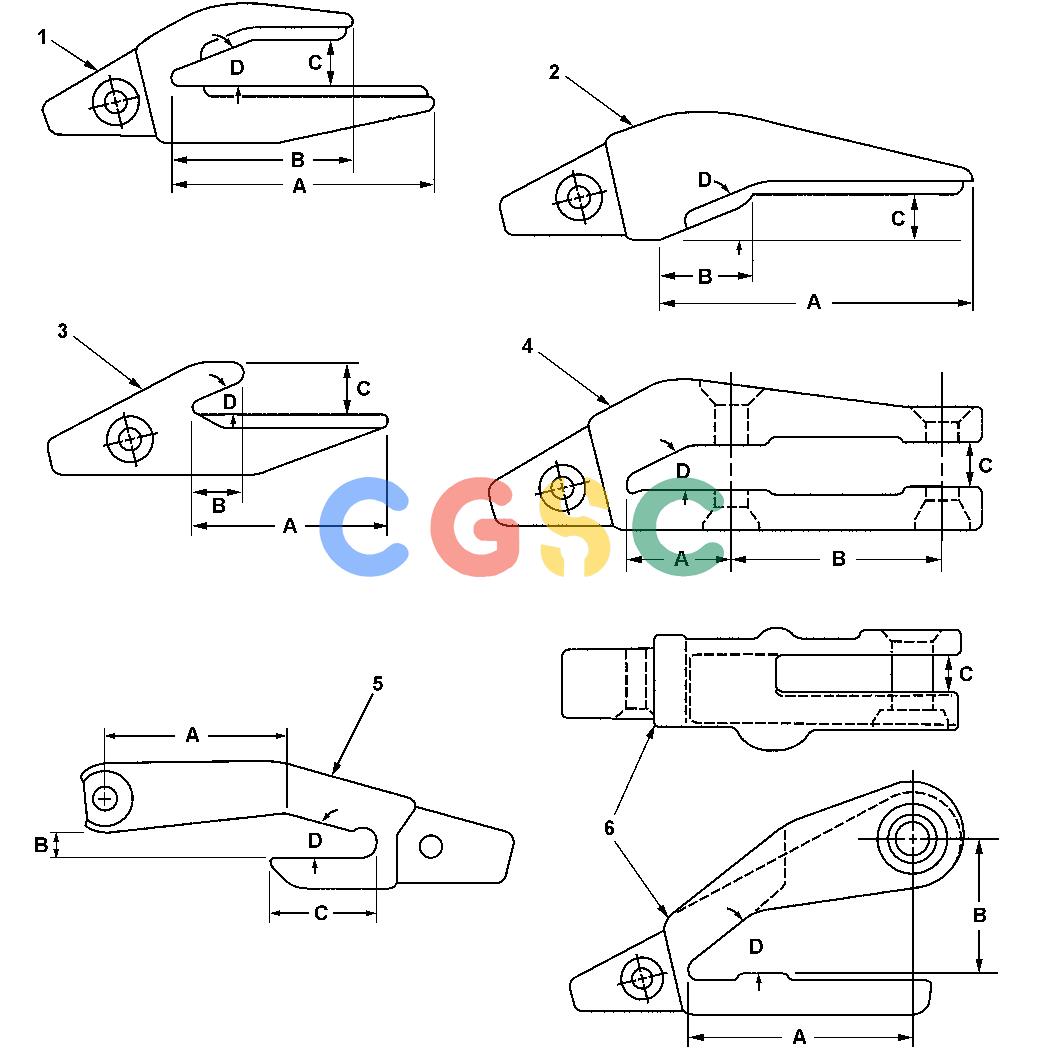 约翰迪尔零件查询TEETH - BACKHOE CATERPILLAR-25 SERIESEPC John Deere online