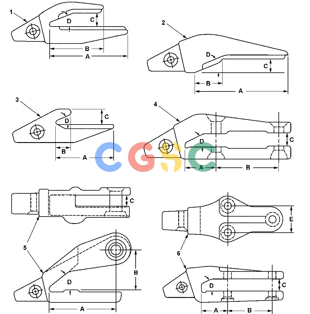 约翰迪尔零件查询TEETH - BACKHOE CATERPILLAR-35 SERIESEPC John Deere online