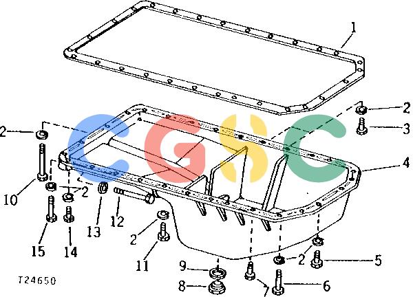 约翰迪尔零件查询401C - BACKHOE, LOADER OIL PAN (HEAVY-DUTY CAST) [01B02]EPC John Deere online