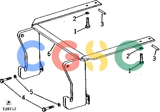 约翰迪尔零件查询93 - BACKHOE REAR MOUNTING BRACKET FOR JD450 CRAWLER LOADER, AND 6400, 6405, AND 6410 BULLDOZERS [C12]EPC John Deere online