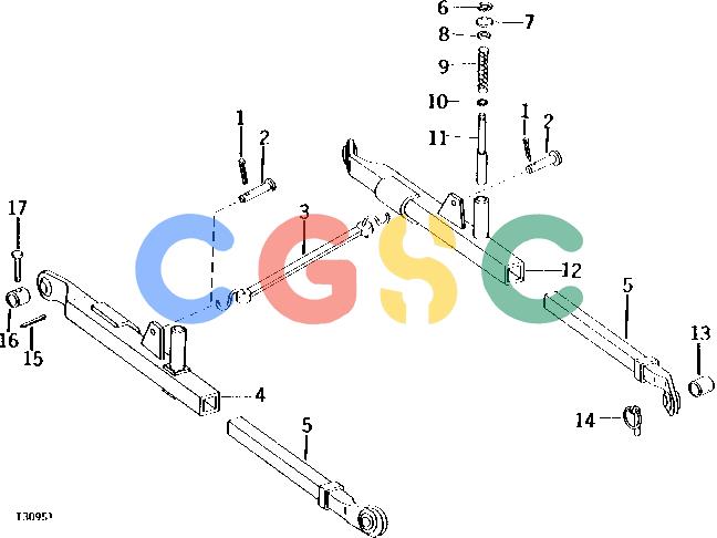 约翰迪尔零件查询302A - BACKHOE, LOADER TELESCOPING DRAFT LINKS FOR CATEGORY I AND II HITCH [01J06]EPC John Deere online