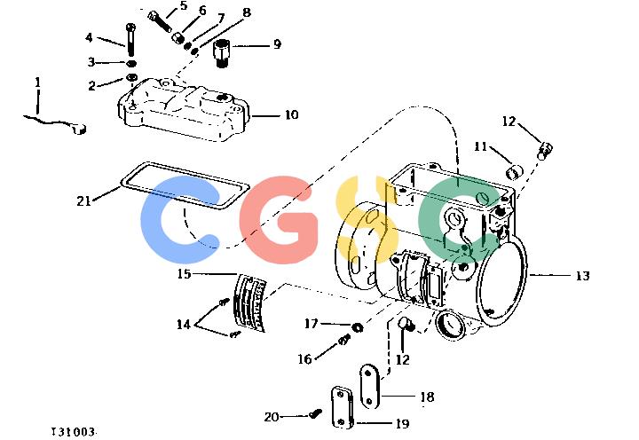约翰迪尔零件查询302A - BACKHOE, LOADER FUEL INJECTION PUMP HOUSING (ROOSA-MASTER NO. JDB331AL2406 OR JDB331MD2406) [01D21]EPC John Deere online