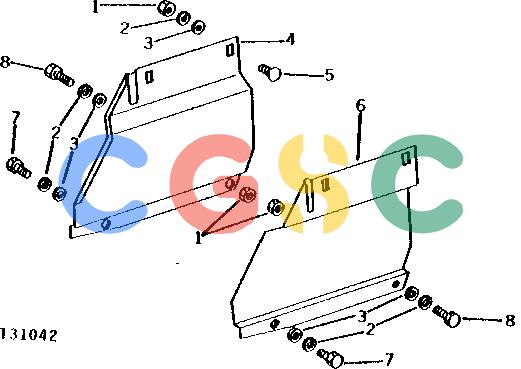 约翰迪尔零件查询302A - BACKHOE, LOADER FENDER EXTENSIONS [01J21]EPC John Deere online