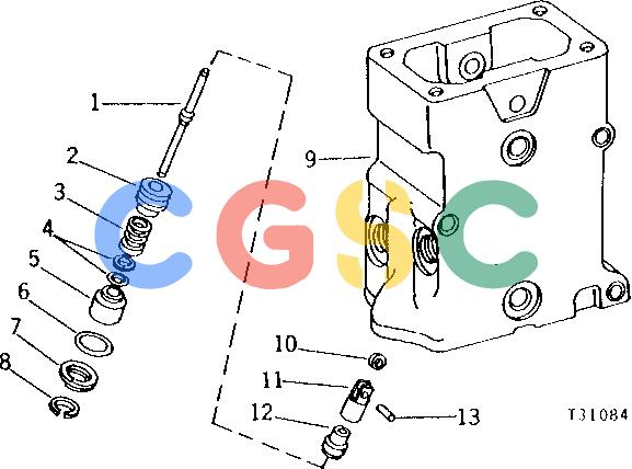 约翰迪尔零件查询401C - BACKHOE, LOADER SELECTIVE CONTROL VALVE DETENT PISTON [01H14]EPC John Deere online