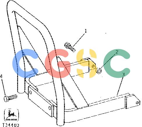 约翰迪尔零件查询401C - BACKHOE, LOADER GRILLE GUARD [01K07]EPC John Deere online