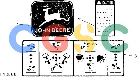 约翰迪尔零件查询300B - BACKHOE, LOADER DECALS AND LABELS (LOADER AND 9250-A BACKHOE) [02H18]EPC John Deere online