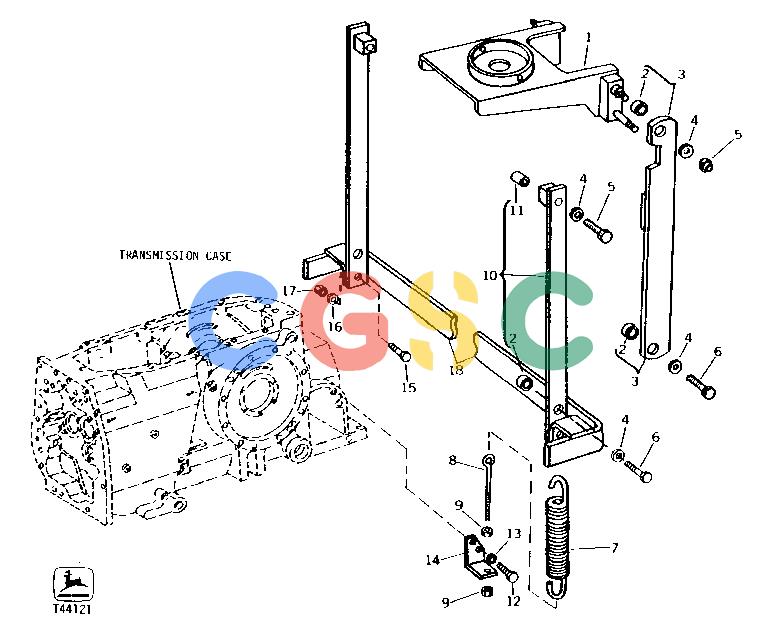 约翰迪尔零件查询302A - BACKHOE, LOADER LOWER SEAT SUPPORT AND LINKS (WITH 9250-A BACKHOE) (SERIAL NO. -308459) [01K06]EPC John Deere online