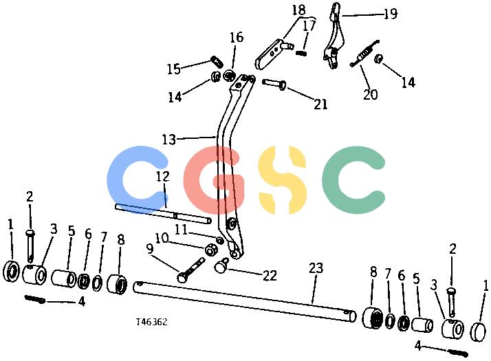 约翰迪尔零件查询401C - BACKHOE, LOADER LOAD CONTROL [01I06]EPC John Deere online