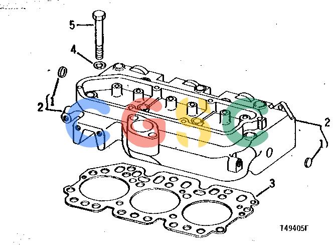 约翰迪尔零件查询302A - BACKHOE, LOADER CYLINDER HEAD AND CYLINDER HEAD GASKET [01B07]EPC John Deere online