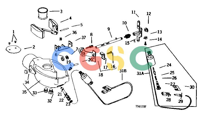 约翰迪尔零件查询410 - BACKHOE, LOADER CARBURETOR BOWL ASSEMBLY (MARVEL-SCHEBLER NO. TSX-945SL) [01E14]EPC John Deere online
