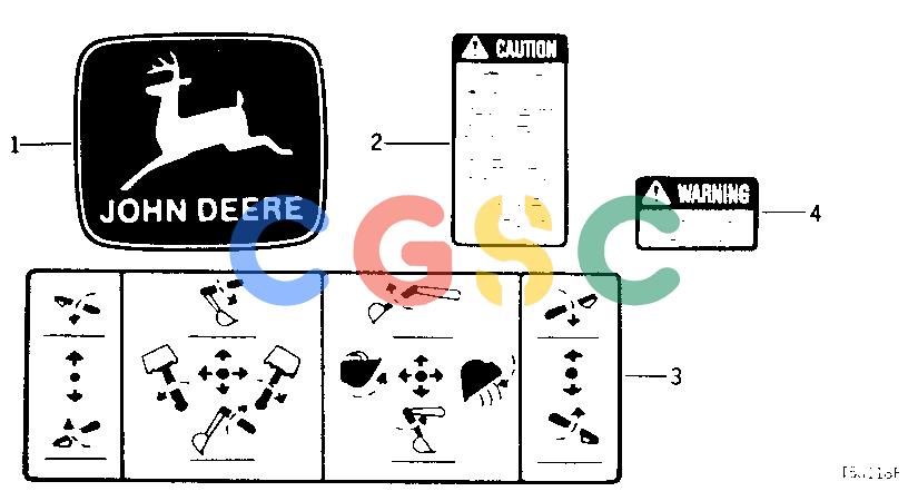 约翰迪尔零件查询401C - BACKHOE, LOADER DECALS AND LABELS (LOADER AND 9250-A BACKHOE) [02G17]EPC John Deere online