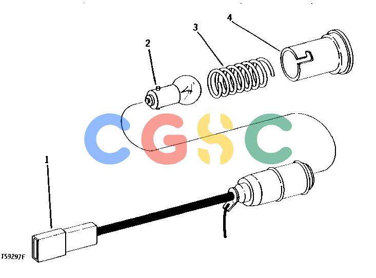 约翰迪尔零件查询410 - BACKHOE, LOADER REPLACEMENT INDICATOR LIGHTS [02E06]EPC John Deere online