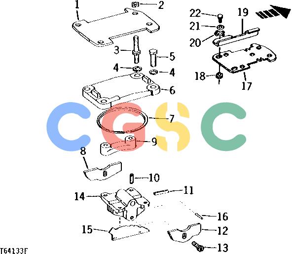 约翰迪尔零件查询401C - BACKHOE, LOADER SELECTIVE CONTROL VALVE COVER AND ROCKER [01H15]EPC John Deere online