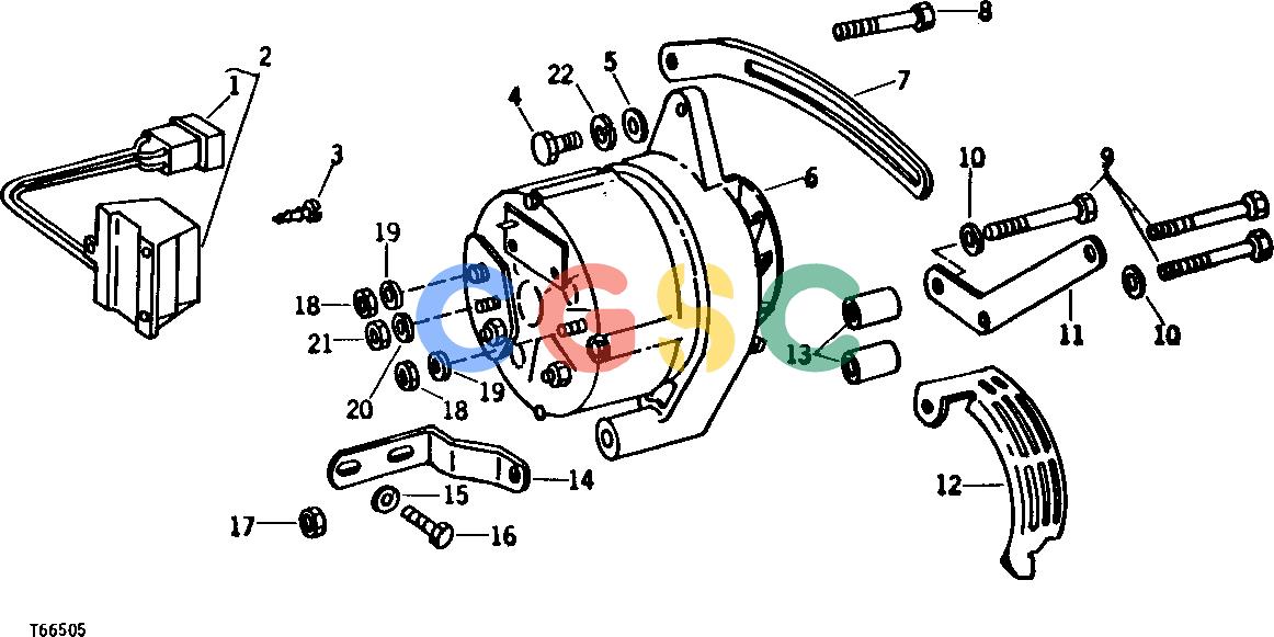 约翰迪尔零件查询302A - BACKHOE, LOADER ALTERNATOR, REGULATOR, AND ATTACHING PARTS [02B25]EPC John Deere online