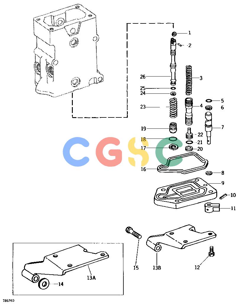 约翰迪尔零件查询401C - BACKHOE, LOADER SELECTIVE CONTROL VALVE POPPET, METERING AND FLOW CONTROL VALVES (SERIAL NO. 277210- ) [01H12]EPC John Deere online