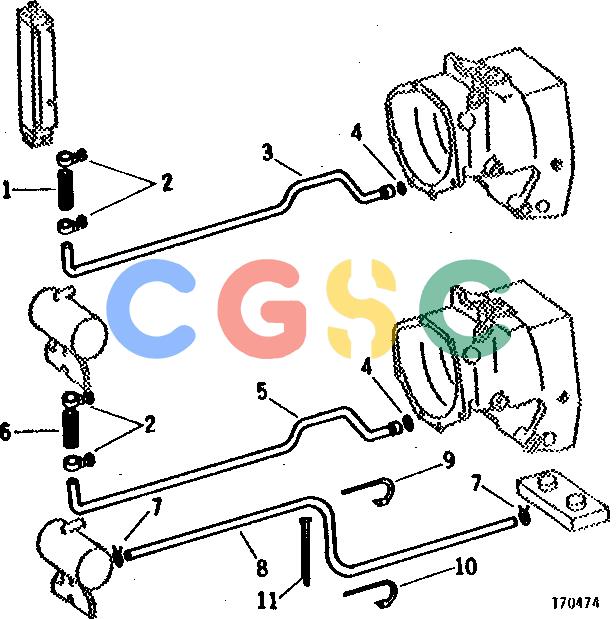 约翰迪尔零件查询302A - BACKHOE, LOADER RESERVOIR AND OIL COOLER LINES AND BLEED TUBE [01H16]EPC John Deere online