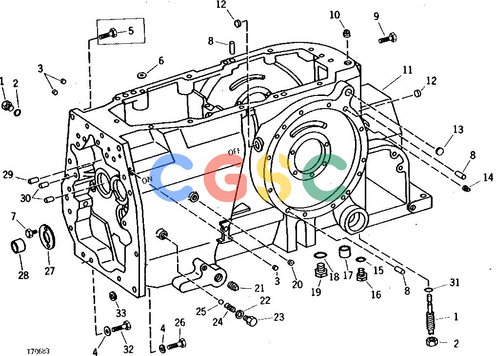 约翰迪尔零件查询302A - BACKHOE, LOADER TRANSMISSION CASE [01F08]EPC John Deere online