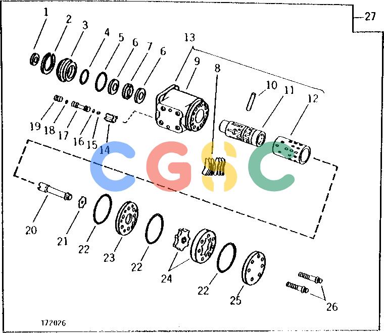 约翰迪尔零件查询410 - BACKHOE, LOADER POWER STEERING VALVE (SERIAL NO. 292511-389960) [01G15]EPC John Deere online