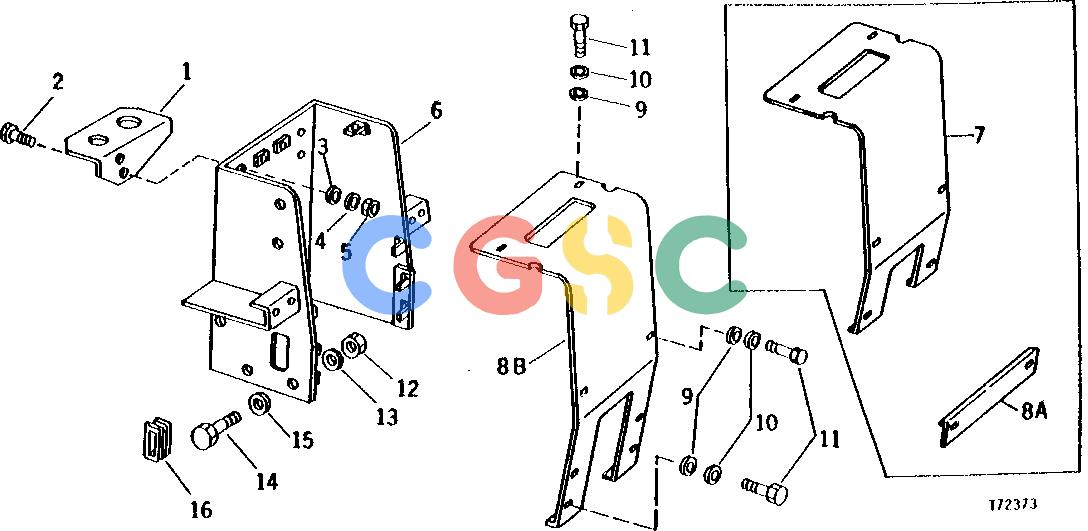 约翰迪尔零件查询9550 - BACKHOE VALVE BOX AND COVERS [A16]EPC John Deere online