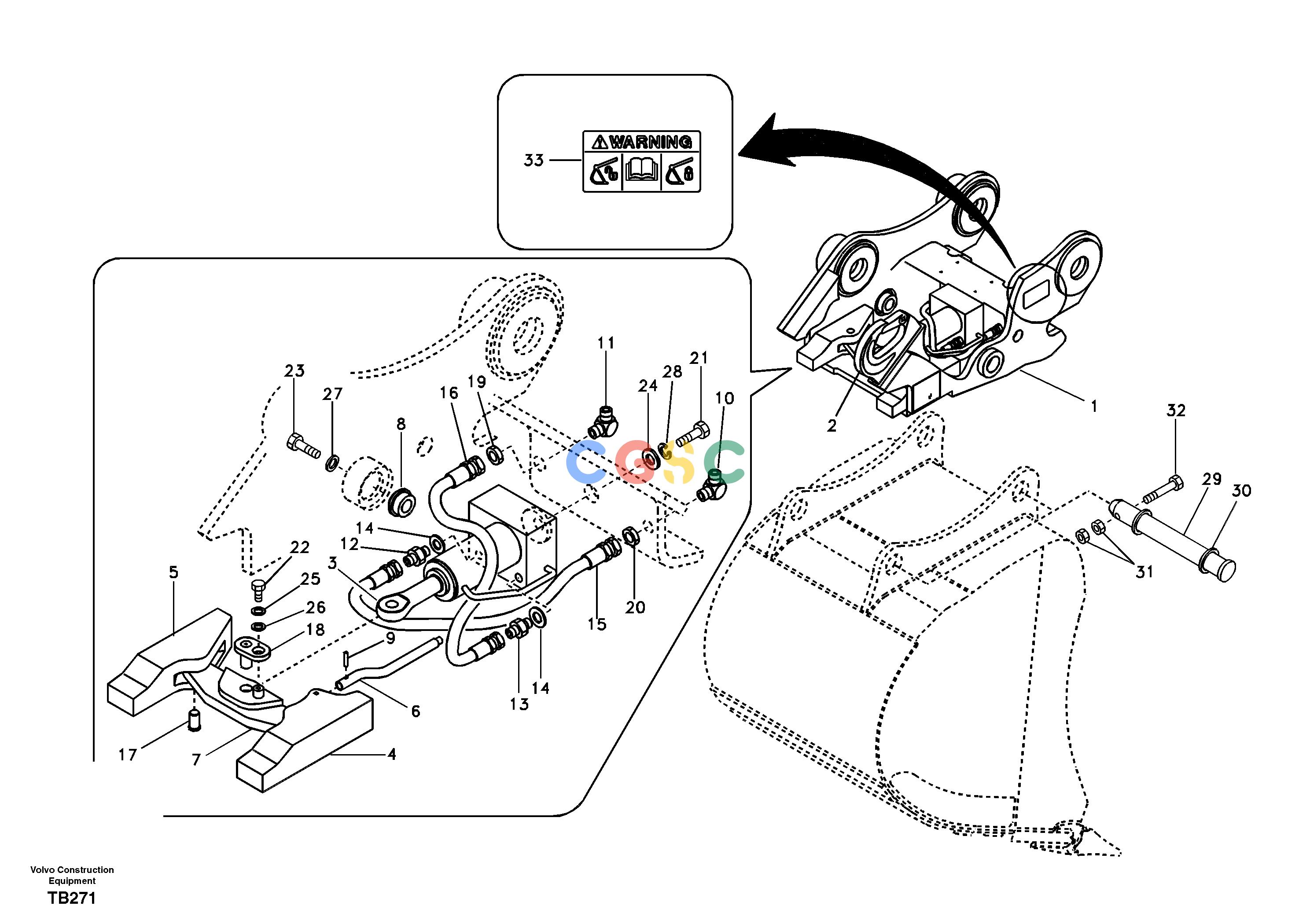 沃尔沃零件查询EC135B Attachment bracket, quickfitSER NO 20001-200798278014-NoneNoneNoneNoneAutodata Volvo online