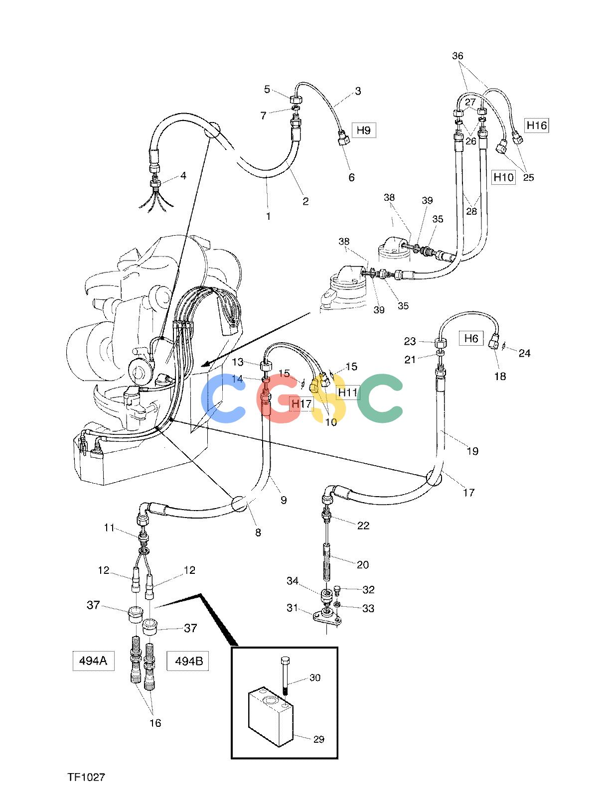 约翰迪尔零件查询746C ATT - ATTACHMENTS ENGINE ELECTRICAL SYSTEM, TIMBERJACK 3000 F048249 11 50 TF1027 [TF1027]EPC John Deere online