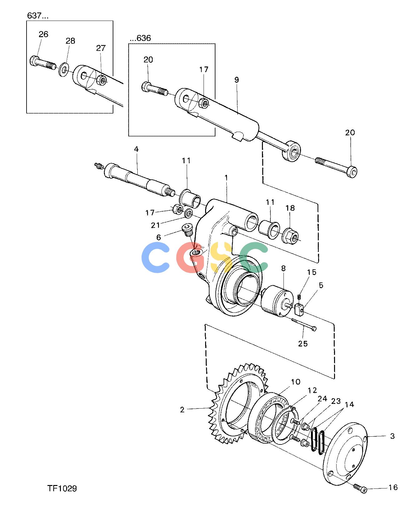 约翰迪尔零件查询746C ATT - ATTACHMENTS ENGINE MEASURING ROLL F048249 11 62 TF1029 [TF1029]EPC John Deere online