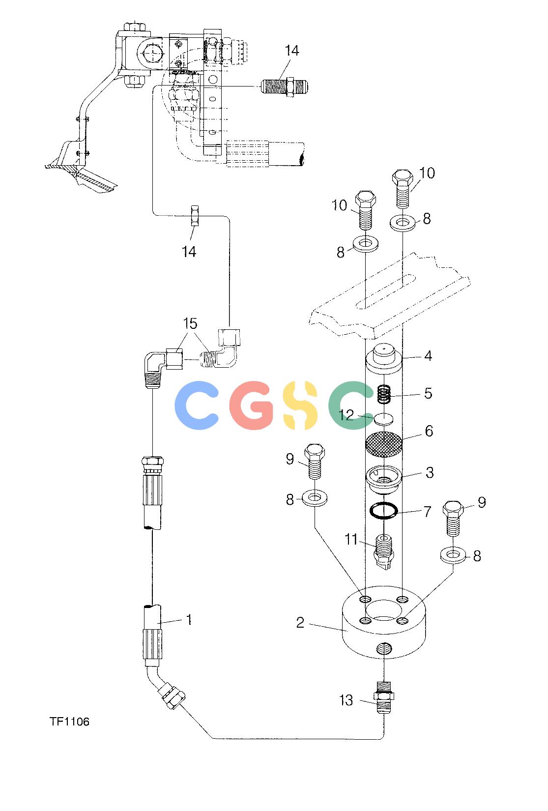 约翰迪尔零件查询745 ATT - ATTACHMENTS ENGINE UREA ASSY F045006 11 74 TF1106 [TF1106]EPC John Deere online
