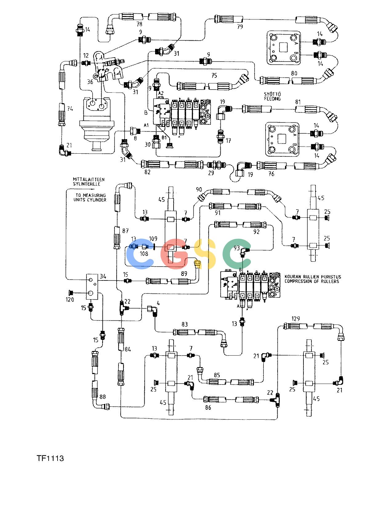 约翰迪尔零件查询755B ATT - ATTACHMENTS ENGINE HYDRAULIC MOUNTING F042138 11 50.3 TF1113 [TF1113]EPC John Deere online