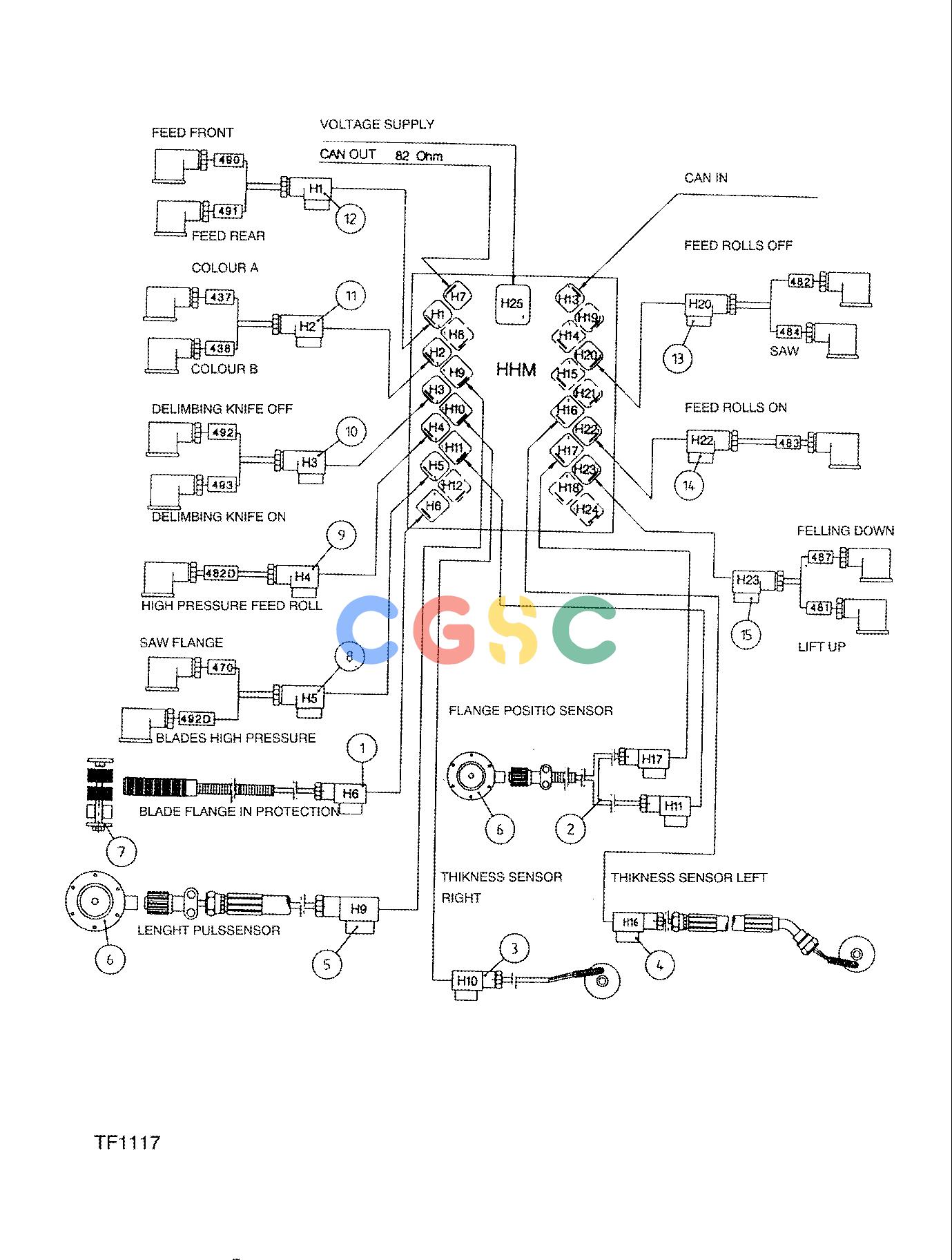 约翰迪尔零件查询755B ATT - ATTACHMENTS ENGINE EL EQUIPMENTS F042138 11 44.1 TF1117 [TF1117]EPC John Deere online